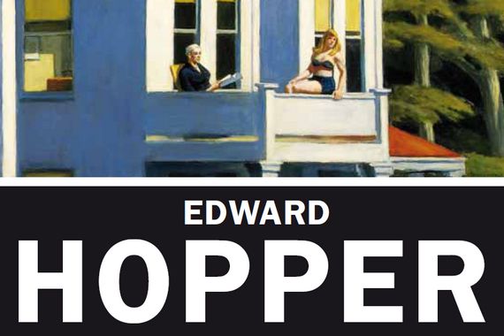 Particolare della locandina della mostra di Hopper a Milano