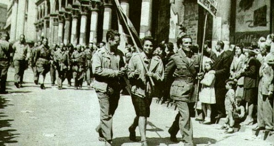 Festeggiamenti del 25 aprile 1945